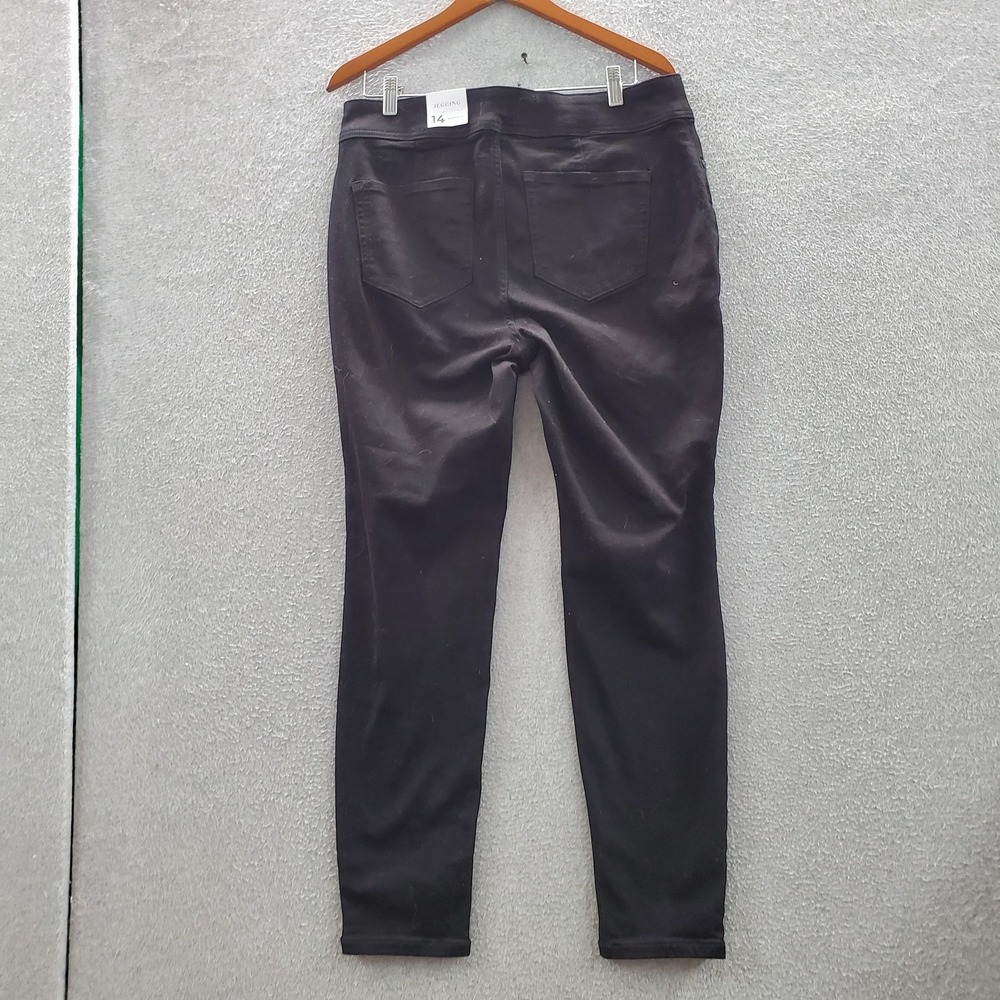 Lane Bryant Women Jeans 14 Black Denim Jegging High-Rise 28" NWT - Picture 12 of 13